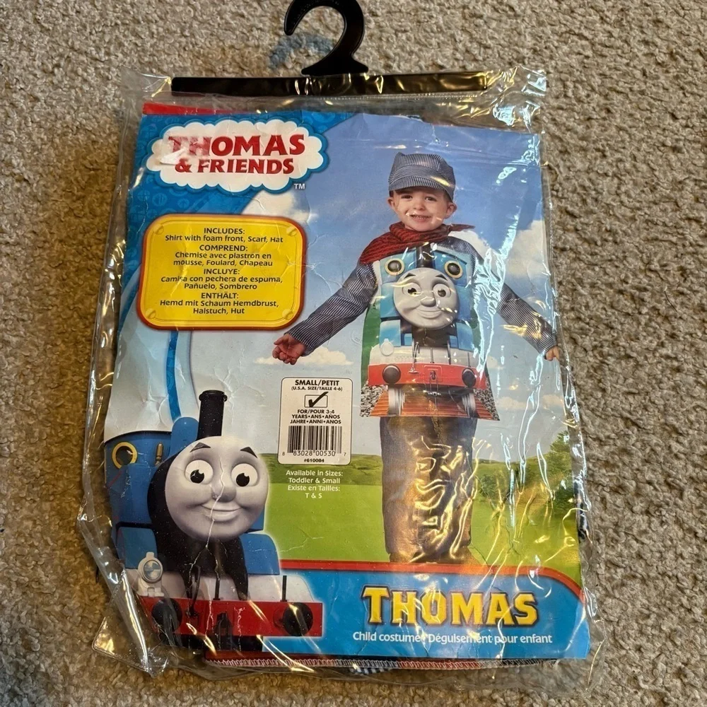 Vintage Thomas & Friends Child Costume Train Small 3-4 Halloween Conductor